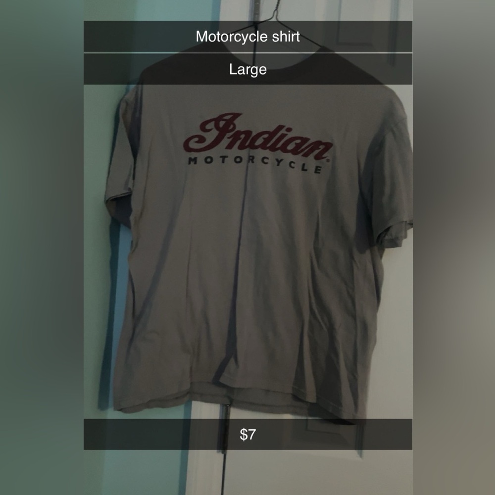 Indian motorcycle shirt